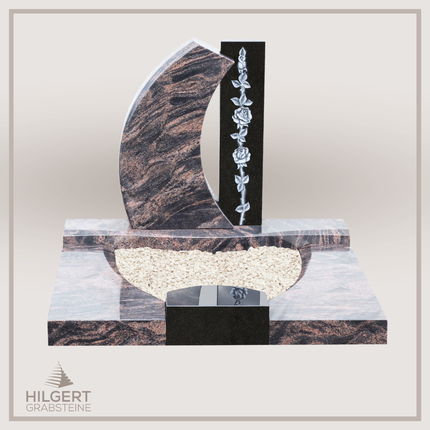 UR-DA-UR177-17 | Hilgert Grabsteine | Urnengrabstein aus Granit