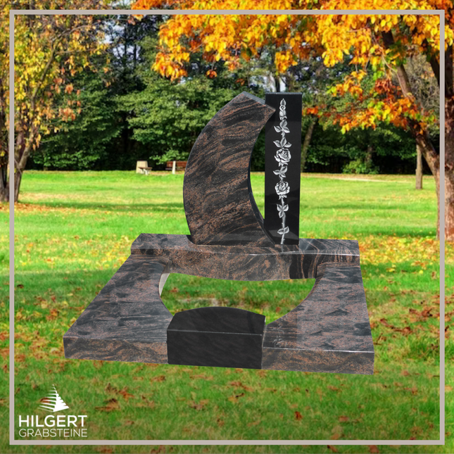 UR-DA-UR177 | Hilgert Grabsteine | Urnengrabstein aus Granit