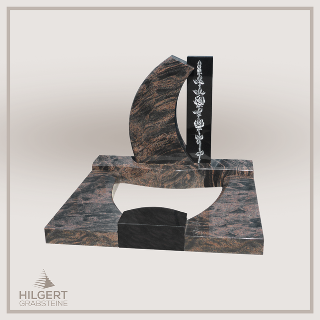 UR-DA-UR177 | Hilgert Grabsteine | Urnengrabstein aus Granit