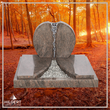 UR-DA-UR178-17 | Hilgert Grabsteine | Urnengrabstein aus Granit