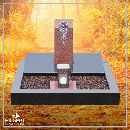 UR-DA-UR180-17 | Hilgert Grabsteine | Urnengrabstein aus Granit
