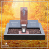 UR-DA-UR180-17 | Hilgert Grabsteine | Urnengrabstein aus Granit