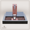 UR-DA-UR180-17 | Hilgert Grabsteine | Urnengrabstein aus Granit