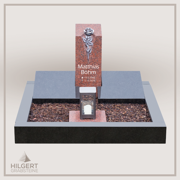 UR-DA-UR180-17 | Hilgert Grabsteine | Urnengrabstein aus Granit