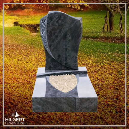 UR-DA-UR183-17 | Hilgert Grabsteine | Urnengrabstein aus Granit
