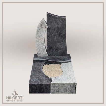 UR-DA-UR186-17 | Hilgert Grabsteine | Urnengrabstein aus Granit