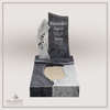 UR-DA-UR186-17 | Hilgert Grabsteine | Urnengrabstein aus Granit