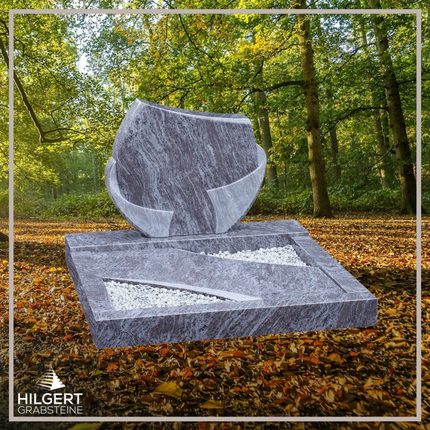 UR-DA-UR189-17-1278 | Hilgert Grabsteine | Urnengrabstein aus Granit