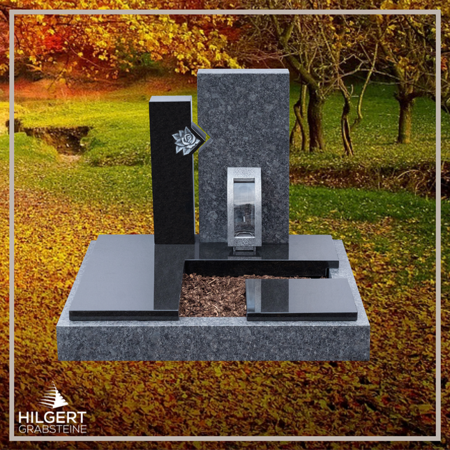 UR-DA-UR195 | Hilgert Grabsteine | Urnengrabstein aus Granit