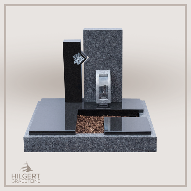 UR-DA-UR195 | Hilgert Grabsteine | Urnengrabstein aus Granit