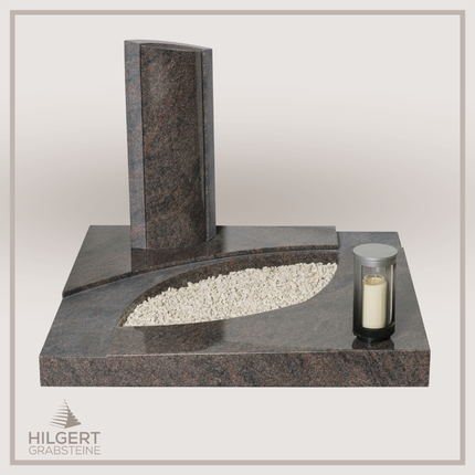 UR-DA-UR196-18 | Hilgert Grabsteine | Urnengrabstein aus Granit