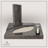 UR-DA-UR196-18 | Hilgert Grabsteine | Urnengrabstein aus Granit