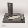 UR-DA-UR196-18 | Hilgert Grabsteine | Urnengrabstein aus Granit