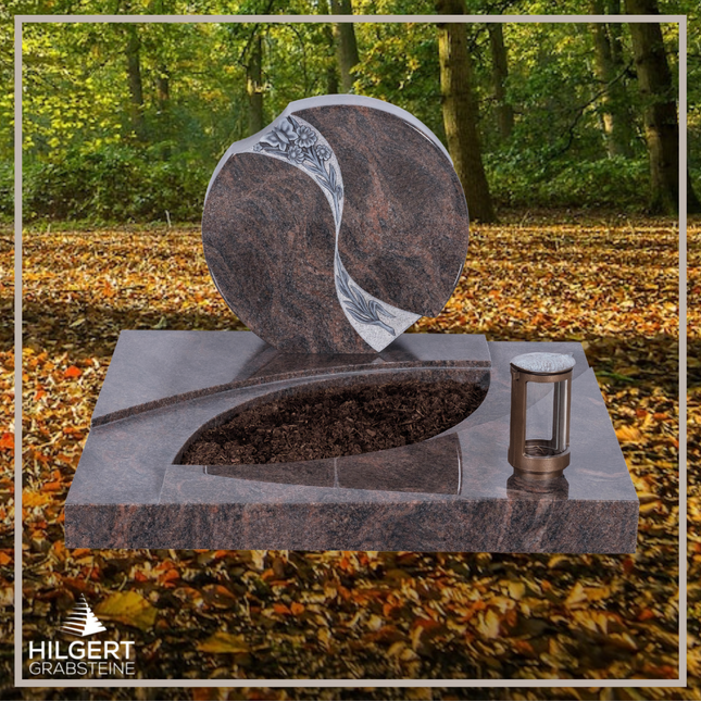 UR-DA-UR196 | Hilgert Grabsteine | Urnengrabstein aus Granit