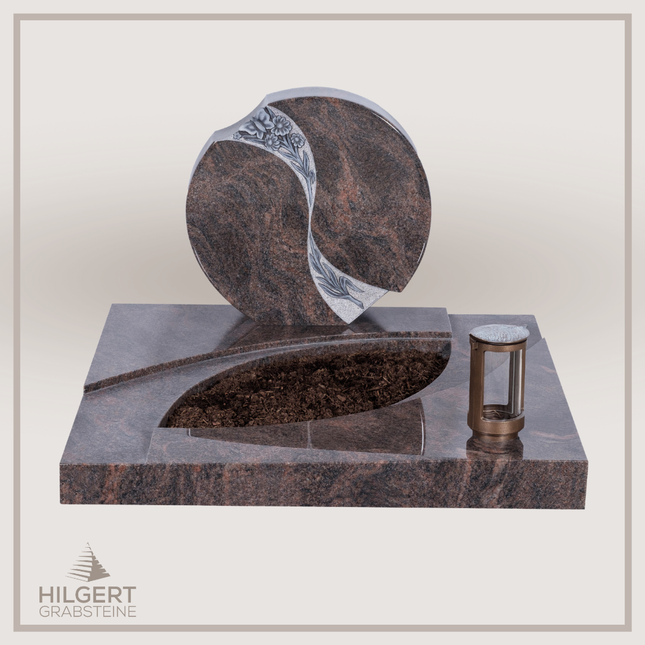 UR-DA-UR196 | Hilgert Grabsteine | Urnengrabstein aus Granit