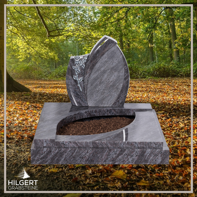 UR-DA-UR197 | Hilgert Grabsteine | Urnengrabstein aus Granit