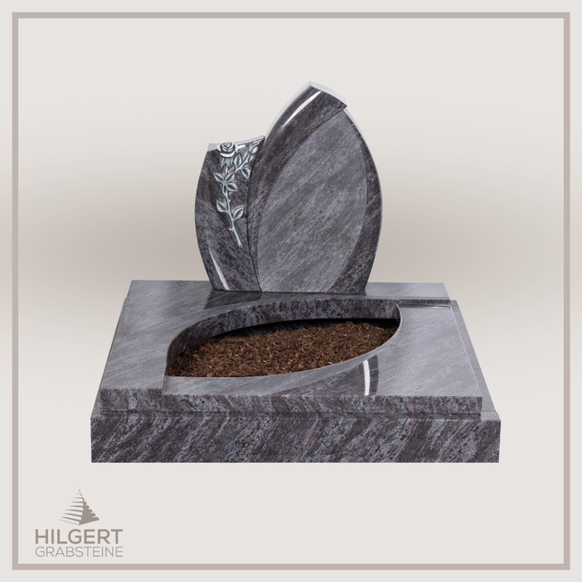 UR-DA-UR197 | Hilgert Grabsteine | Urnengrabstein aus Granit