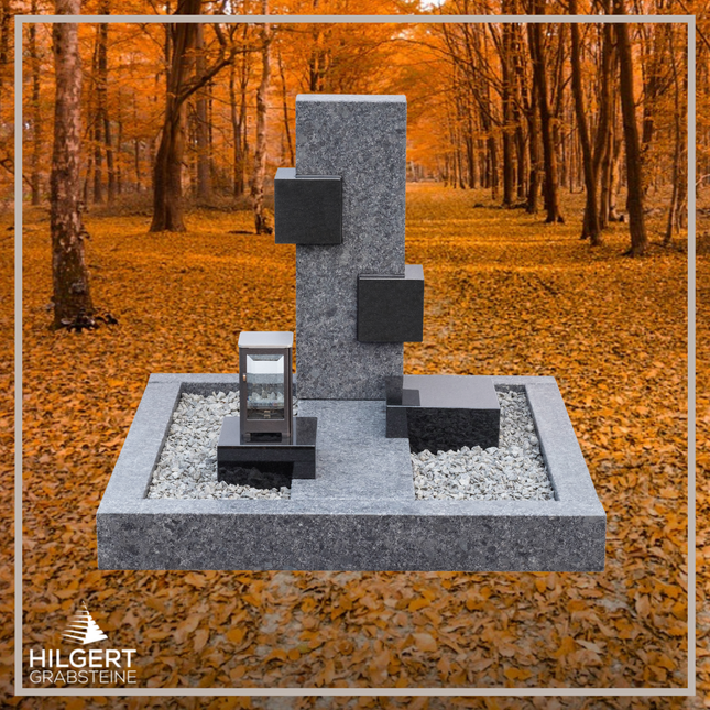 UR-DA-UR198 | Hilgert Grabsteine | Urnengrabstein aus Granit