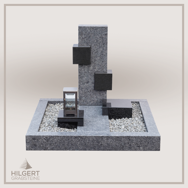 UR-DA-UR198 | Hilgert Grabsteine | Urnengrabstein aus Granit