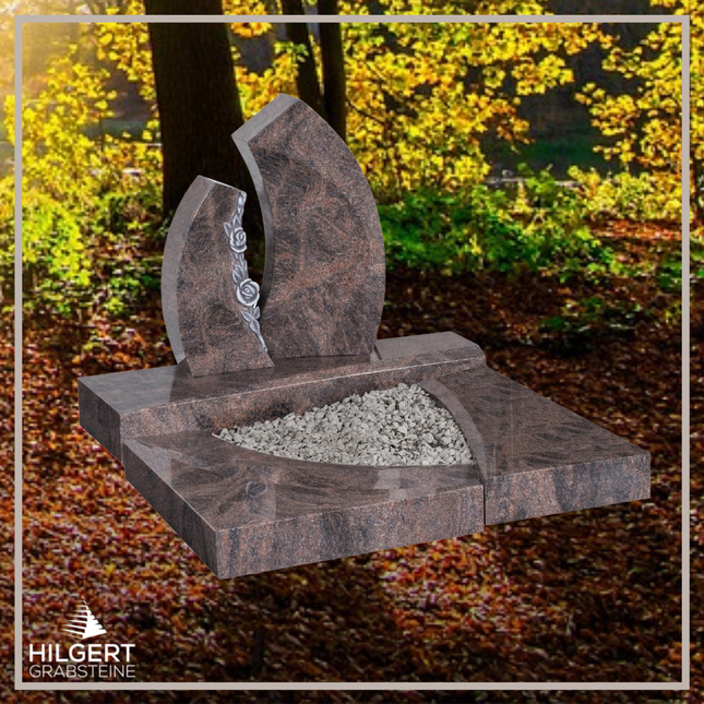 UR-DA-UR199 | Hilgert Grabsteine | Urnengrabstein aus Granit
