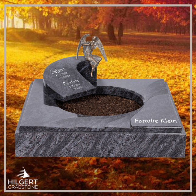 UR-DA-UR200 | Hilgert Grabsteine | Urnengrabstein aus Granit