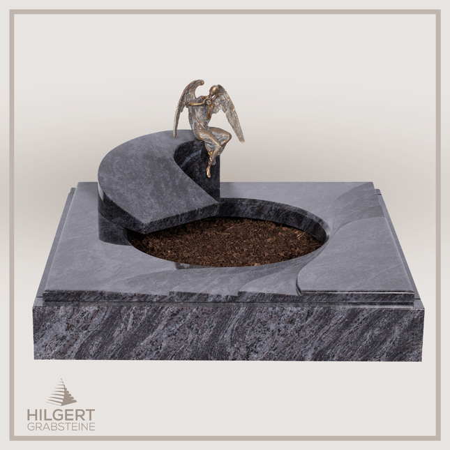 UR-DA-UR200 | Hilgert Grabsteine | Urnengrabstein aus Granit