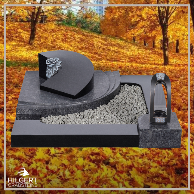UR-DA-UR201 | Hilgert Grabsteine | Urnengrabstein aus Granit