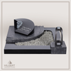 UR-DA-UR201 | Hilgert Grabsteine | Urnengrabstein aus Granit