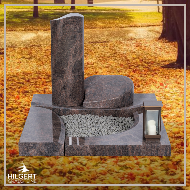 UR-DA-UR202 | Hilgert Grabsteine | Urnengrabstein aus Granit
