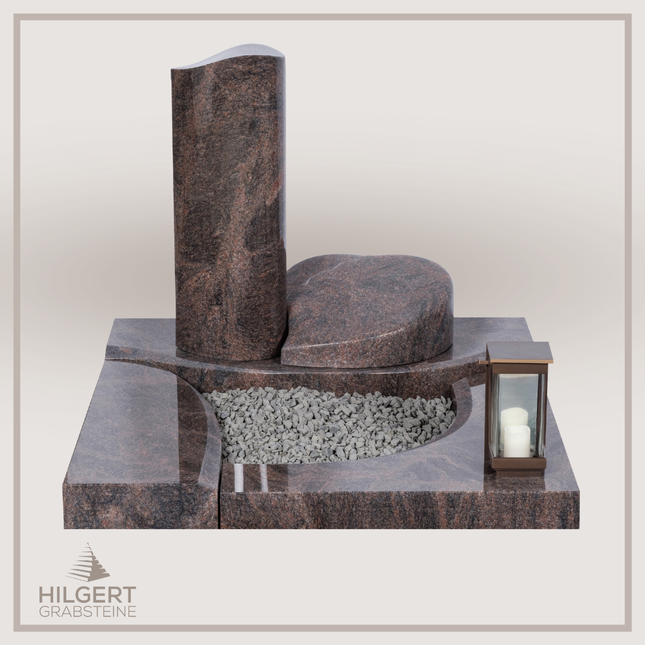 UR-DA-UR202 | Hilgert Grabsteine | Urnengrabstein aus Granit