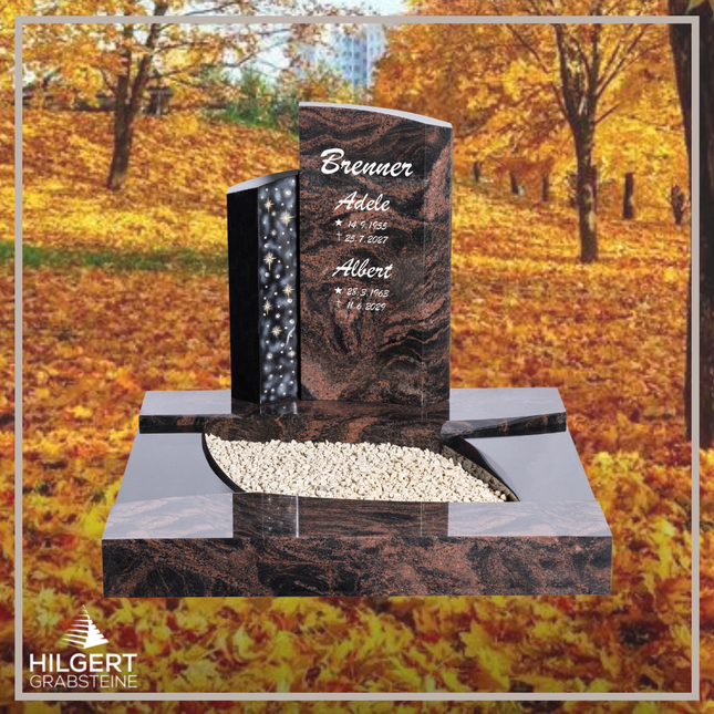 UR-DA-UR203 | Hilgert Grabsteine | Urnengrabstein aus Granit