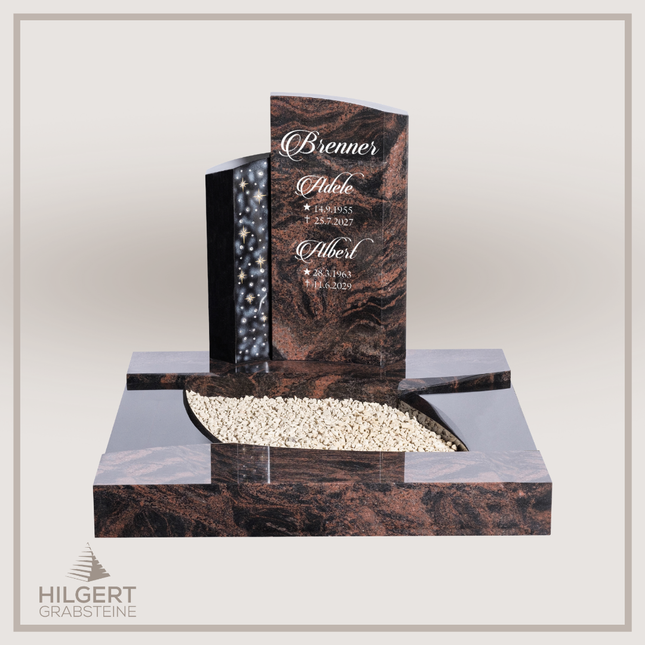 UR-DA-UR203 | Hilgert Grabsteine | Urnengrabstein aus Granit