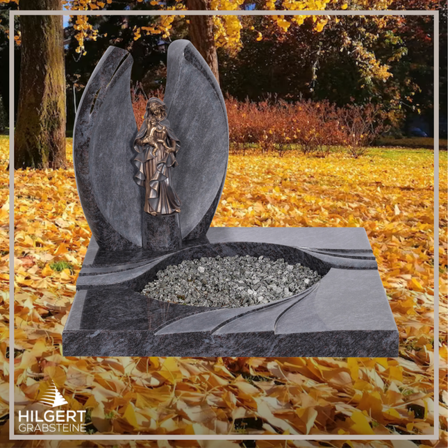 UR-DA-UR207 | Hilgert Grabsteine | Urnengrabstein aus Granit