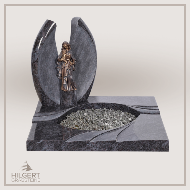UR-DA-UR207 | Hilgert Grabsteine | Urnengrabstein aus Granit
