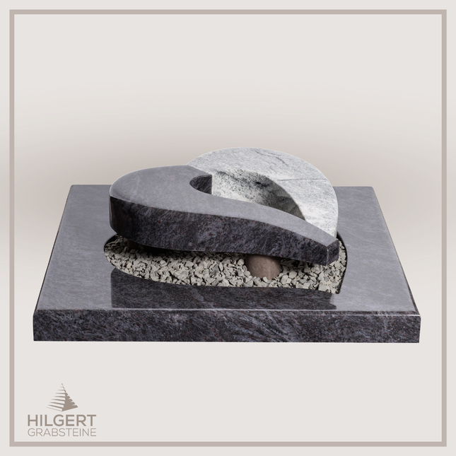 UR-DA-UR208 | Hilgert Grabsteine | Urnengrabstein aus Granit