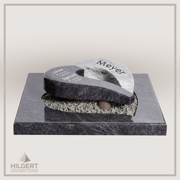 UR-DA-UR208 | Hilgert Grabsteine | Urnengrabstein aus Granit