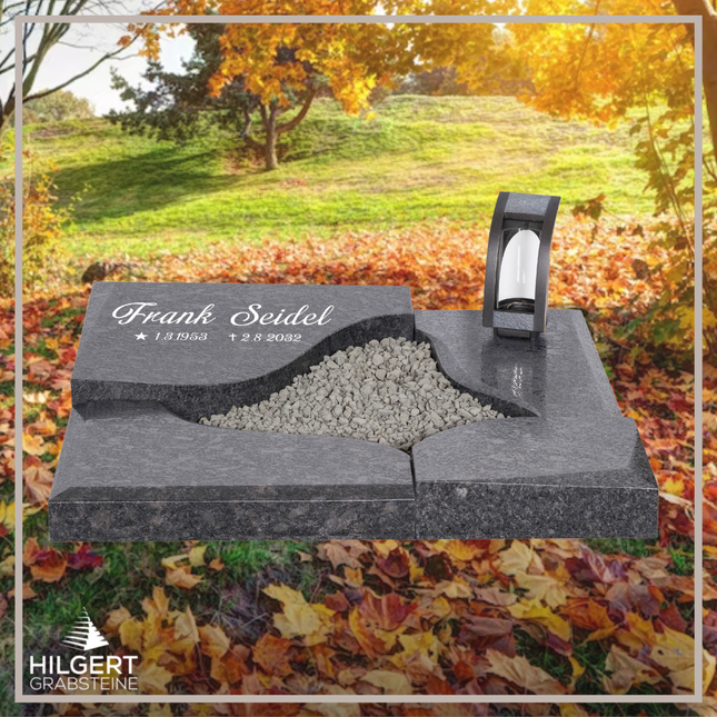 UR-DA-UR210 | Hilgert Grabsteine | Urnengrabstein aus Granit
