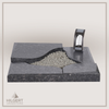 UR-DA-UR210 | Hilgert Grabsteine | Urnengrabstein aus Granit