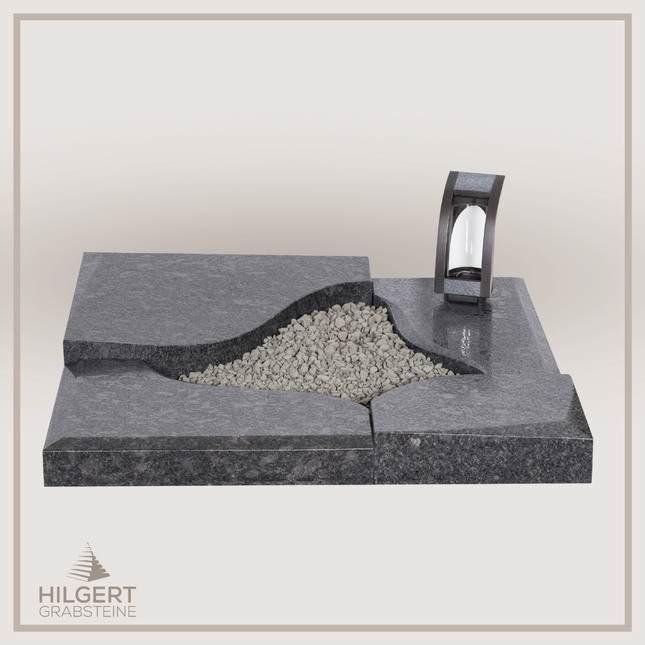 UR-DA-UR210 | Hilgert Grabsteine | Urnengrabstein aus Granit