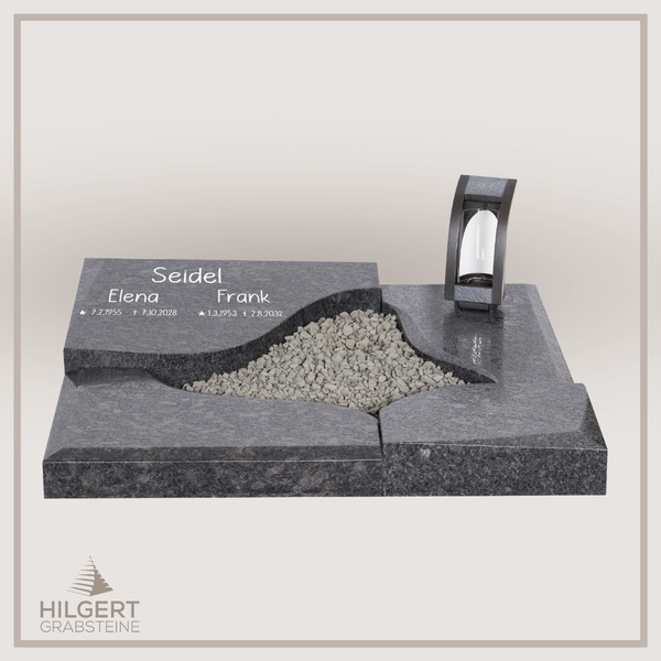 UR-DA-UR210 | Hilgert Grabsteine | Urnengrabstein aus Granit