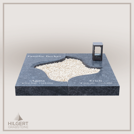 UR-DA-UR211 | Hilgert Grabsteine | Urnengrabstein aus Granit