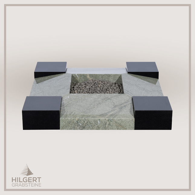 UR-DA-UR213-19 | Hilgert Grabsteine | Urnengrabstein aus Granit