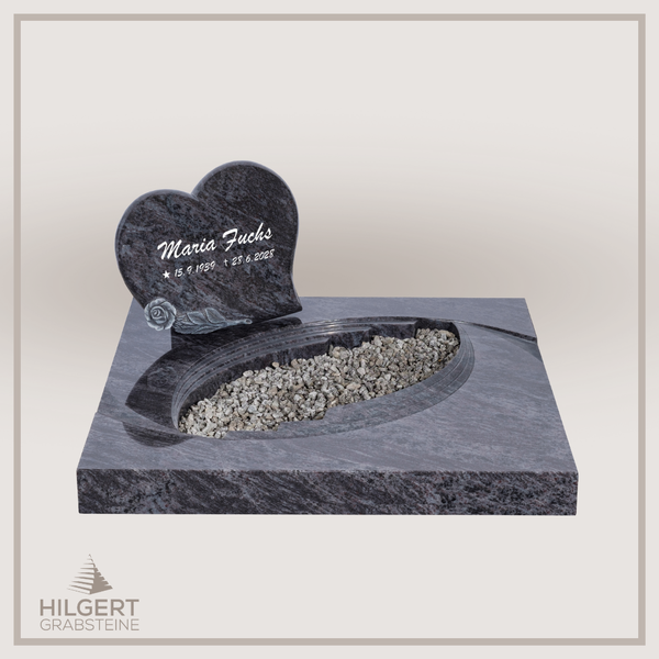UR-DA-UR218-19 | Hilgert Grabsteine | Urnengrabstein aus Granit
