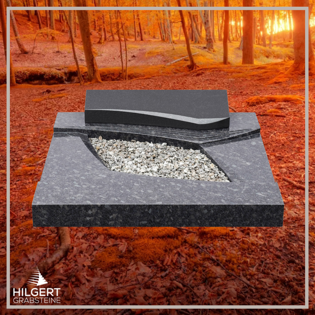 UR-DA-UR219-19 | Hilgert Grabsteine | Urnengrabstein aus Granit