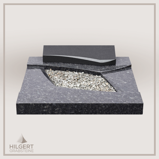 UR-DA-UR219-19 | Hilgert Grabsteine | Urnengrabstein aus Granit