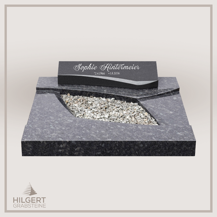 UR-DA-UR219-19 | Hilgert Grabsteine | Urnengrabstein aus Granit