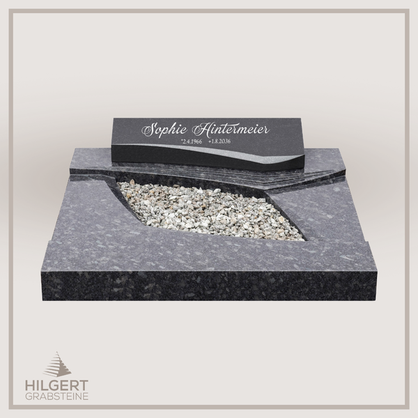 UR-DA-UR219-19 | Hilgert Grabsteine | Urnengrabstein aus Granit