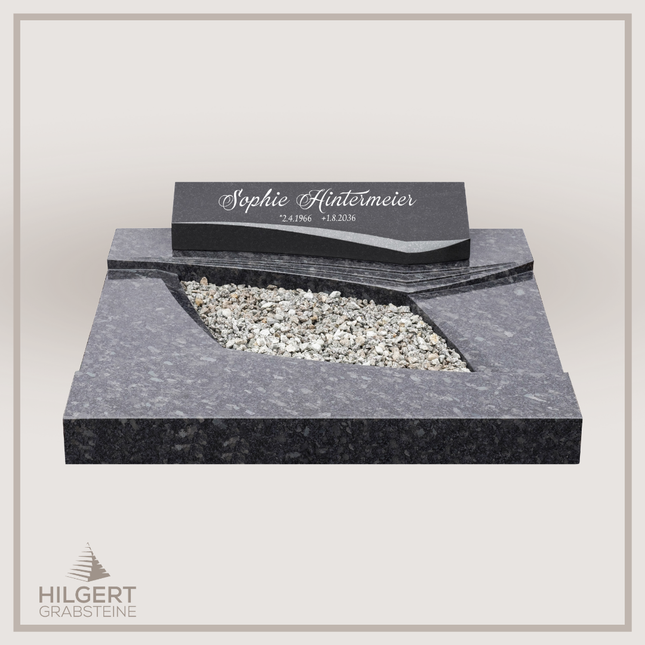 UR-DA-UR219-19 | Hilgert Grabsteine | Urnengrabstein aus Granit