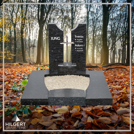 UR-DA-UR221-18 | Hilgert Grabsteine | Urnengrabstein aus Granit