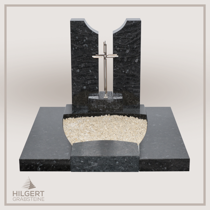 UR-DA-UR221-18 | Hilgert Grabsteine | Urnengrabstein aus Granit